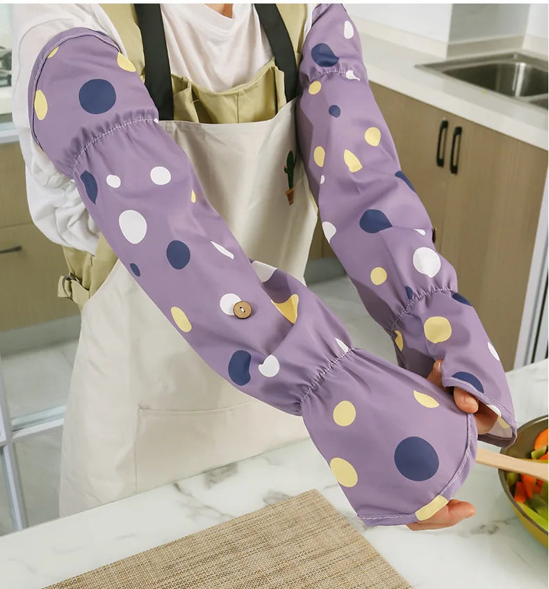 Manchons pour gants anti-éclaboussures d'huile de cuisson