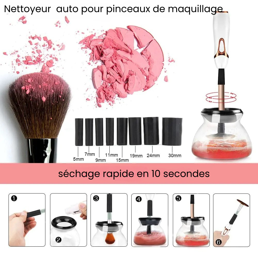 Nettoyeur Automatique de Pinceaux de Maquillage