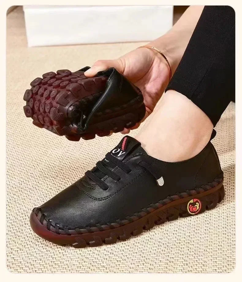 Mocassins plates à Couture Latérale