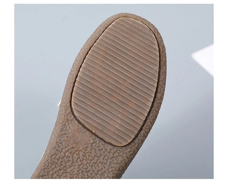 Mocassins en cuir à enfiler pour femmes