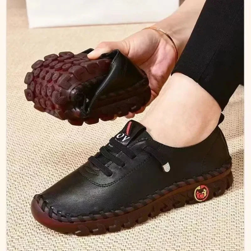 Mocassins plates à Couture Latérale